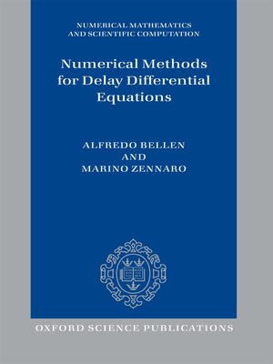 cover image of Numerical Methods for Delay Differential Equations
